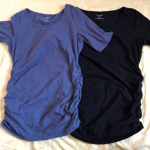 Motherhood Maternity M Side Ruched T-shirt